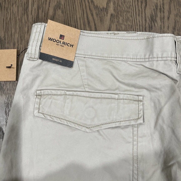 Woolrich Shorts Men’s Size 42 Cargo‎ Khaki Canvas Utility - Picture 7 of 14